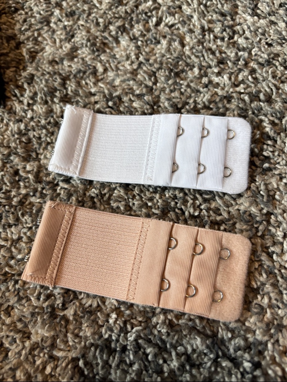 Bra Extender Set - White and Nude - Picture 2 of 2
